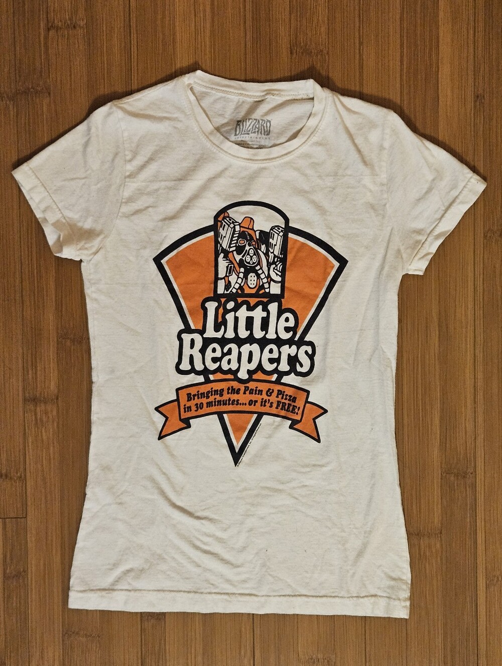 Jinx Little Reapers Pizza Blizzard Starcraft Small Graphic Tee Shirt